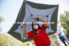 Makena Ninete describes the structure of her hat and shelter. Sharon Kuska's ARCH 231 - Structural F