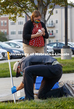 Shannon Bartelt-Hunt, professor in civil engineering, is in the beginning stages of testing wastewat