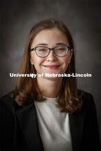 Studio portrait of Brianna Ryan, McNair Scholar. October 8, 2020. 