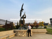 Sandy “Macky” Scott photographed in Winnebago, NE, for  Indigenous People’s day story.  Octobe