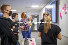 Tyler White, associate professor of practice in political science, teaches an Honors course on nucle