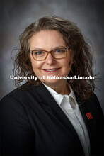 Studio portrait of Karrie Weber, Associate Professor in the School of Biological Sciences and Associ