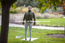 Yoga in the Leaves was hosted by Campus Rec in the Maxwell Arboretum on East Campus. October 15, 202
