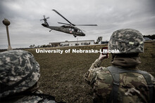 UNL Army ROTC Big Red Battalion holds yearly 3-day field exercises at the National Guard training ar