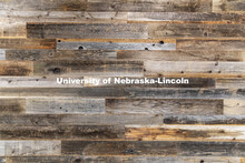 Wood wall texture is a part of the remodel in the C.Y. Thompson Library. Tour of remodeled C.Y. Thom