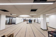 The bottom floor of the library. Tour of remodeled C.Y. Thompson library on east campus. November 23