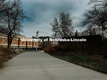 Love Library on city campus. December 3, 2020. 