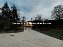 Love Library on city campus. December 3, 2020. 