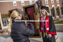 Paige Heitkamp, a senior in Criminal Justice from Sioux Falls is photographed by Jessica Kistaitis i