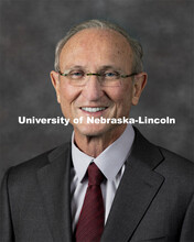 Studio portrait of Regent Jack Stark. University of Nebraska swearing in ceremony for regents Tim Cl