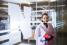 Jessica Calvi, Research Assistant Professor runs the Salivary Bioscience Laboratory within the Nebra