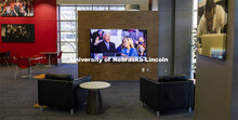 With students still on winter break, the Nebraska Union was nearly empty as the inauguration of Pres