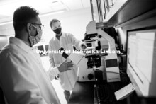 Ryan Pedrigi biosystems engineering lab in Scott Engineering Center. February 3, 2021. 
