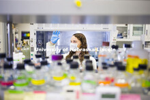 Nebraska's Lydia Storm, a freshman in forensic science and biochemistry, is a recipient of the Colle