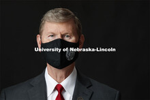 President Ted Carter, University of Nebraska. President Carter wears a mask due to the COVID-19 pand