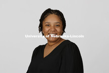 Studio portrait of Victoria Baker, NSE Orientation Leader. April 7, 2021. 