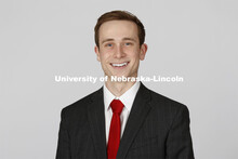 Studio portrait of Michael Ilg, NSE Orientation Leader. April 7, 2021. 