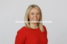 Studio portrait of Peyton Taylor, NSE Orientation Leader. April 7, 2021. 