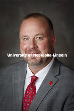 Studio portrait of Nathan Meier, Assistant Vice Chancellor for Research. April 08, 2021. 