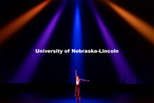 University of Nebraska-Lincoln Dancer Thao Duong performs a dance routine during a dress rehearsal o