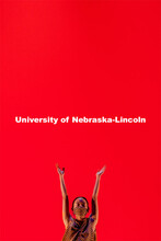 University of Nebraska-Lincoln Dancer Thao Duong performs a dance routine during a dress rehearsal o