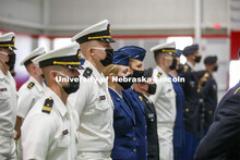 Chancellor Ronnie Green presided over the ROTC Joint Service Chancellor’s Review Thursday afternoo