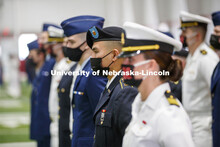 Chancellor Ronnie Green presided over the ROTC Joint Service Chancellor’s Review Thursday afternoo