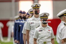 Chancellor Ronnie Green presided over the ROTC Joint Service Chancellor’s Review Thursday afternoo