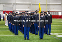 Chancellor Ronnie Green presided over the ROTC Joint Service Chancellor’s Review Thursday afternoo