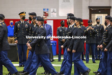 Chancellor Ronnie Green presided over the ROTC Joint Service Chancellor’s Review Thursday afternoo