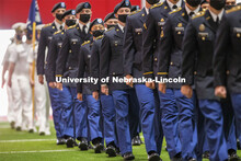 Chancellor Ronnie Green presided over the ROTC Joint Service Chancellor’s Review Thursday afternoo