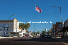 Downtown Deshler, Nebraska. May 1, 2021. 