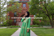 Wijdan Al Mamari an international UNL student from Oman, who is studying in Landscape Architecture p