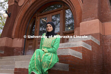 Wijdan Al Mamari an international UNL student from Oman, who is studying in Landscape Architecture p