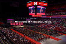Chancellor Ronnie Green welcomed the graduates, friends, and families to the ceremony. Graduate Comm
