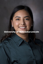Studio portrait of Yajaira López-Villa, academic advisor, College of Engineering. May 21, 2021. 