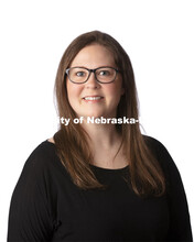 Studio portrait of Gina DeJong, Finance/Grant Specialist at Big Red Business Center. May 26, 2021. 