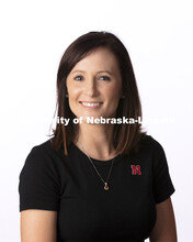 Studio portrait of Heather Steffens, Finance Specialist at Big Red Business Center. May 26, 2021. 