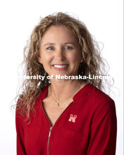 Studio portrait of Kellie Wesslund, Finance Specialist at Big Red Business Center. May 26, 2021. 