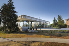 Exterior of the Dinsdale Family Learning Commons. June 16, 2021. 