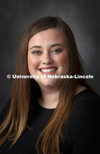 Studio portrait of Halley Horne, Communications Assistant, Rural Drug Addiction Research Center and 