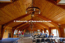 Students who take courses at Cedar Point stay in cabins, eat in the dining facilities and learn on t