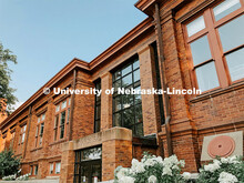 Exterior view of Richards Hall on City Campus. July 21, 2021. 