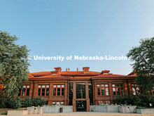 Exterior view of Richards Hall on City Campus. July 21, 2021. 