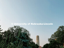Mueller Bell Tower on City Campus. July 21, 2021. 