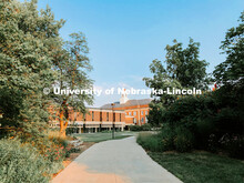 Love Library on City Campus. July 21, 2021. 