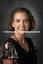 Studio portrait of Rebecca Baskerville, Associate Director, University Honors Program.  July 29, 202