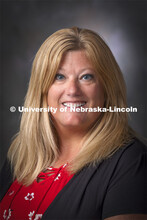 Studio portrait of Heidi Krier, Business Manager for the College of Arts and Sciences Pound Business