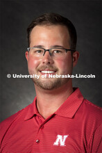 Studio portrait of Connor Biehler, Assistant Extension Educator, Easter Nebraska and Extension Cente