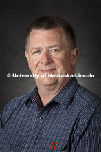 Studio portrait of Brian Cox, Engagement Zone Coordinator, Nebraska Extension. 2021 New Faculty Orie